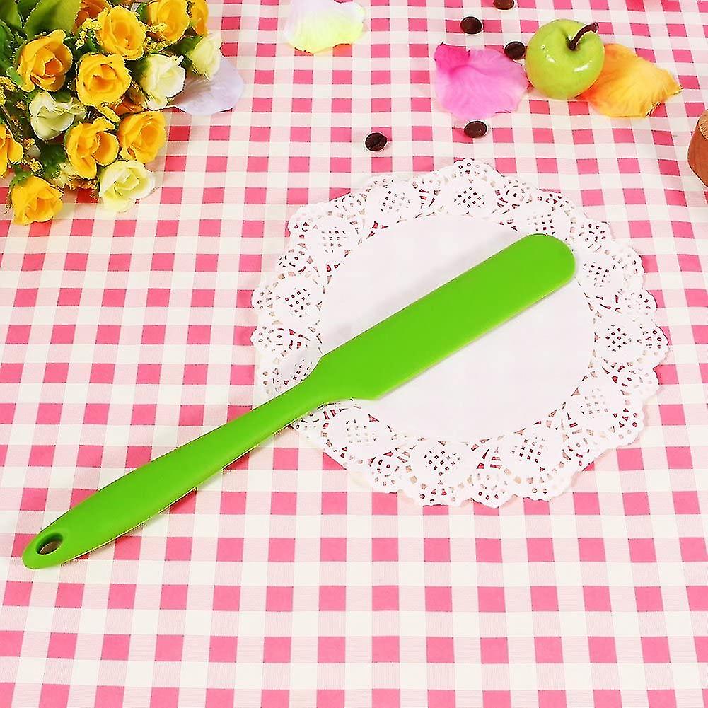 Silicone Scraper Heavy Duty Non-stick Mini Silicone Rubber Spoon Scraper Cake Cream Butter Spatula For Baking Kitchen Cake Scraper Spoon