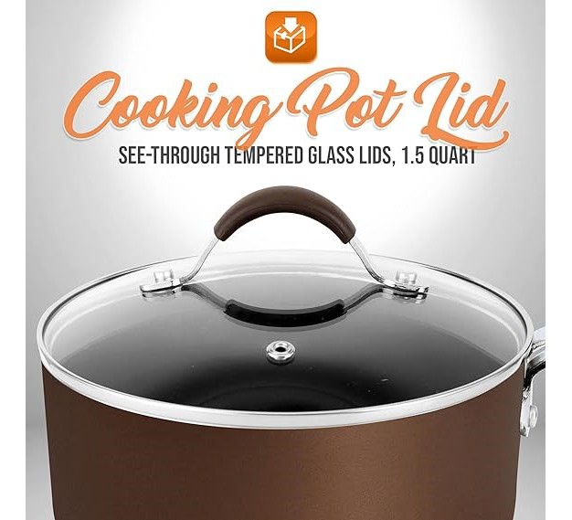 Nutrichef Cooking Pot Lid