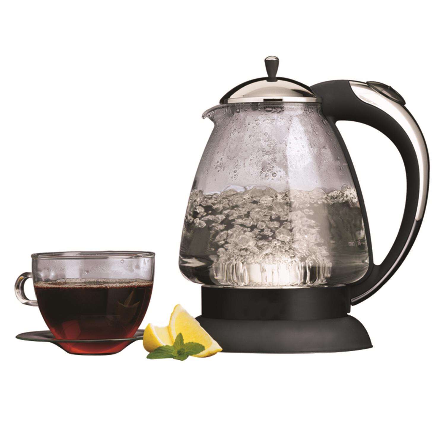 Capresso Clear Glass/Plastic 48 oz Electric Tea Kettle