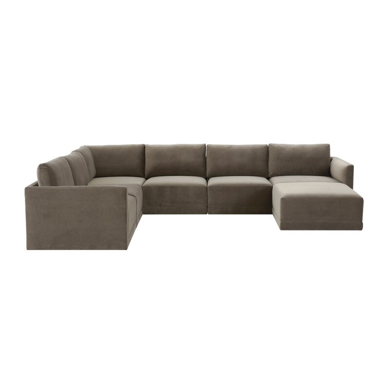 Willow Modular 7 Piece Large Chaise Sectional