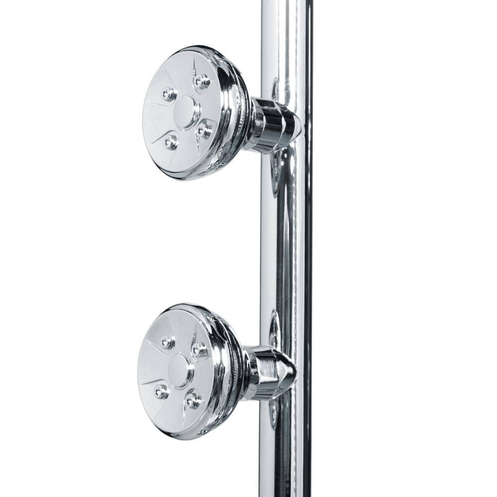 PULSE Showerspas Lanai 7-Spray 1.8 GPM 8 in. Wall Mounted Dual Shower Head and Handheld Shower Head in Chrome 1089-CH-1.8GPM