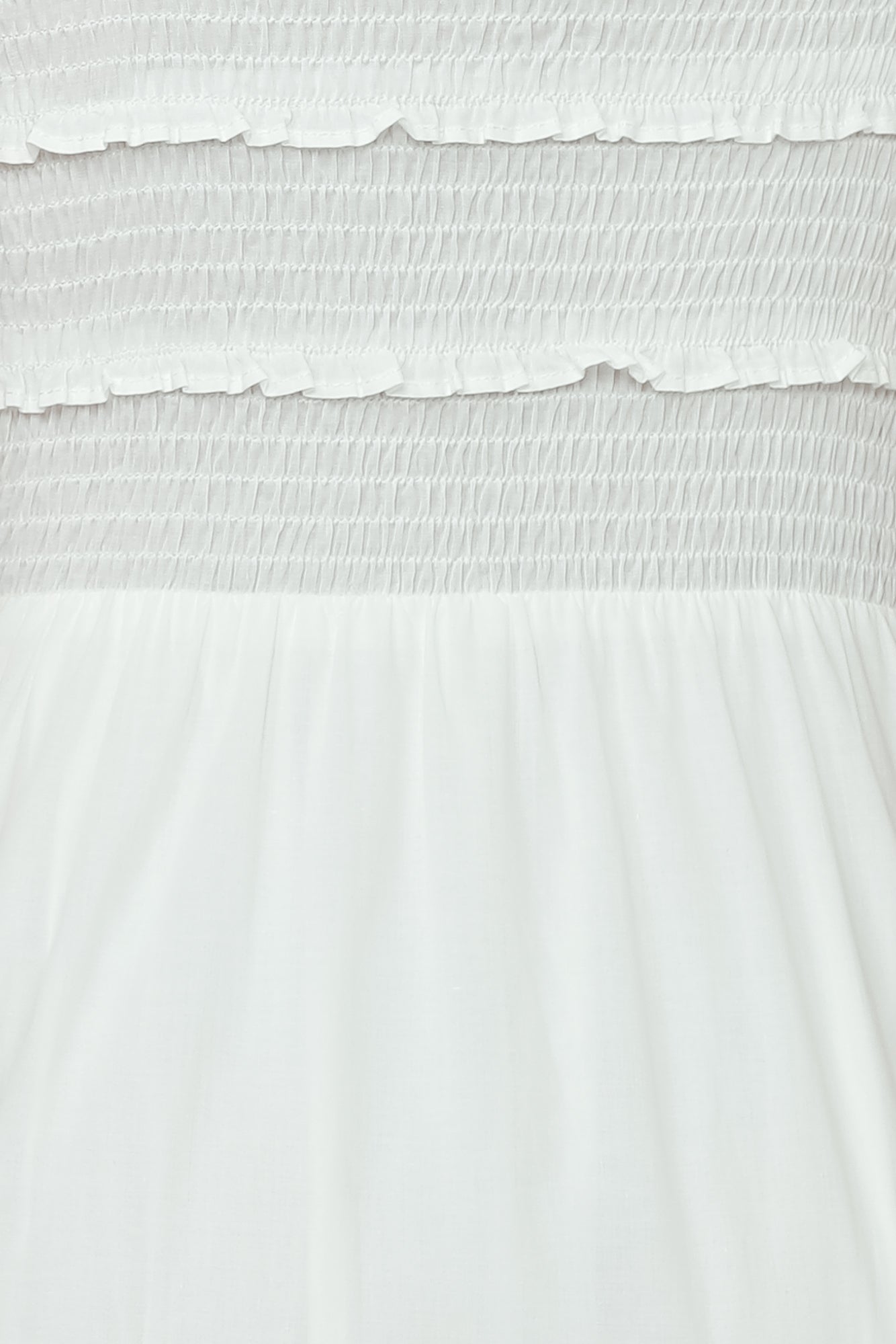 Let Me Fall In Love Midi Dress White