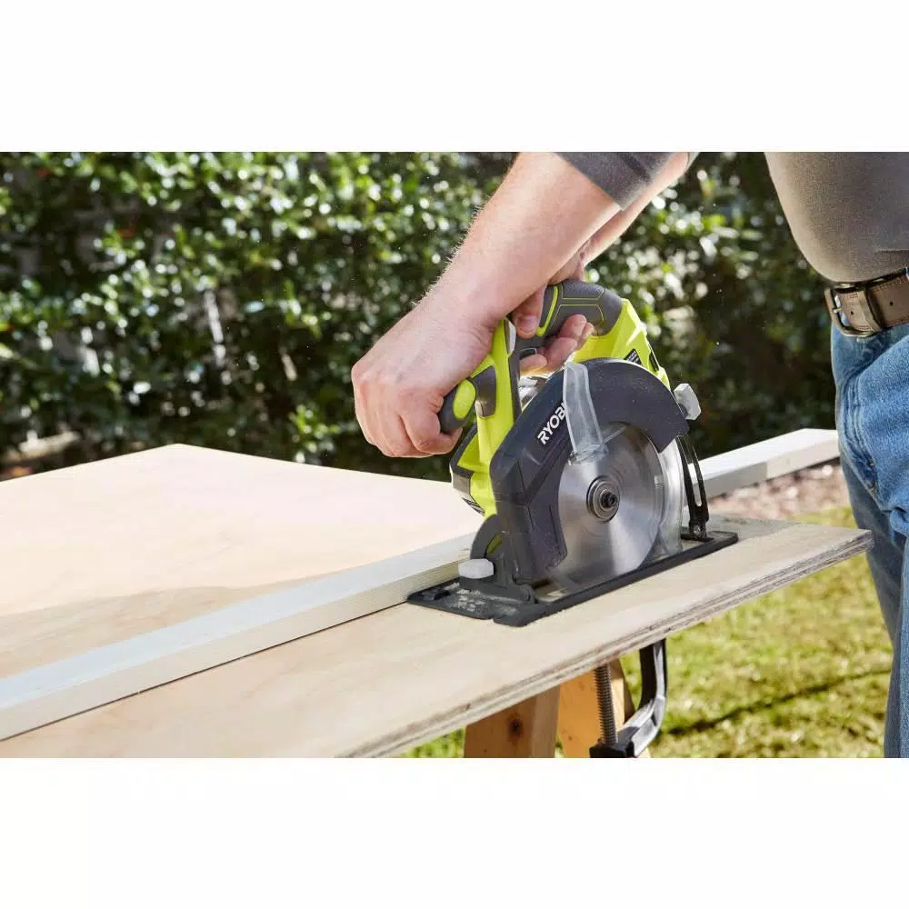 RYOBI 18-Volt ONE+ Lithium-Ion Cordless 2-Tool Combo Kit with Drill/Driver， Circular Saw， AirStrike 18-Gauge Brad Nailer and#8211; XDC Depot