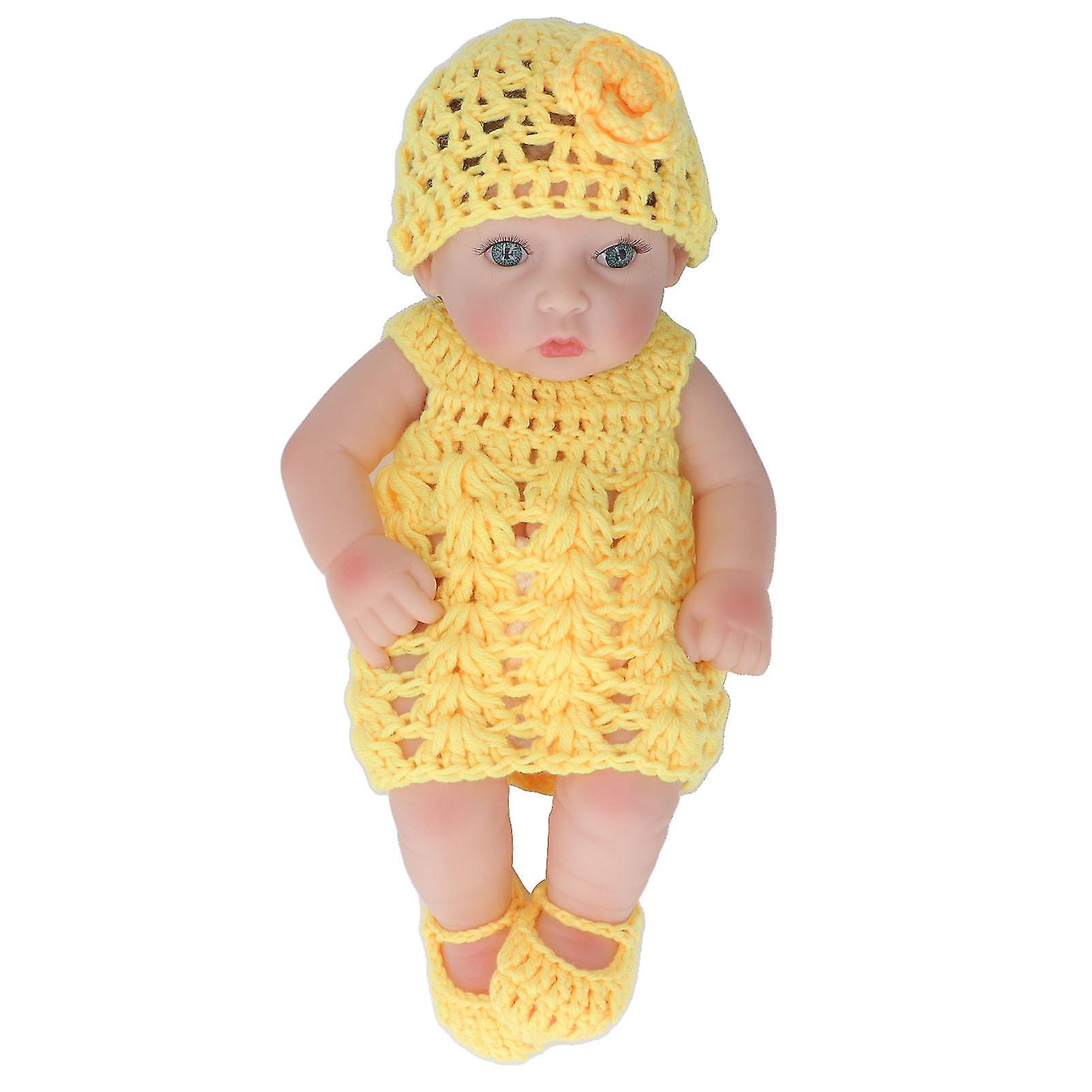 12inch Newborn Baby Doll Children Lifelike Cute Soft Silicone Girl Infant Doll Role Play Toy Birthday Gift