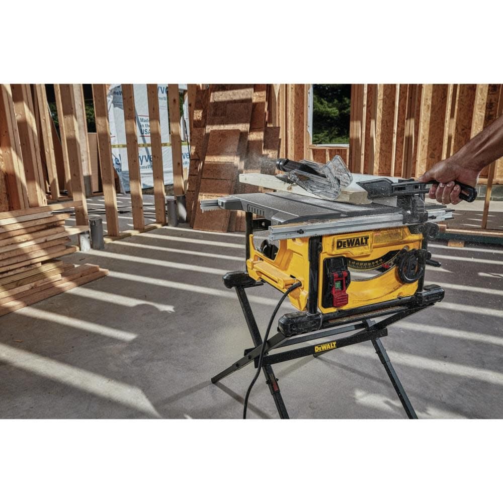 DEWALT 8 1/4" Table Saw with 20V MAX 1/2" Drill Driver Kit Bundle DWE7485DCD708C2 from DEWALT