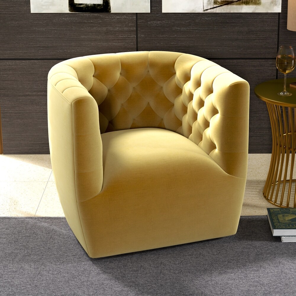 Luxor Mid Century Modern Swivel Accent Comfy Chair