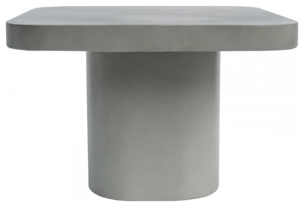 Morhpeus Modern Gray Concrete End Table   Contemporary   Side Tables And End Tables   by Rustic Home Furniture Deco  Houzz