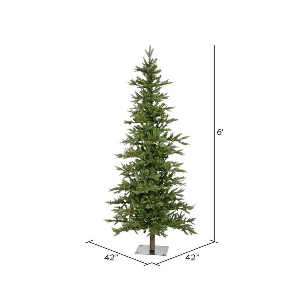 Vickerman 6' Shawnee Fir Artificial Christmas Tree，Unlit