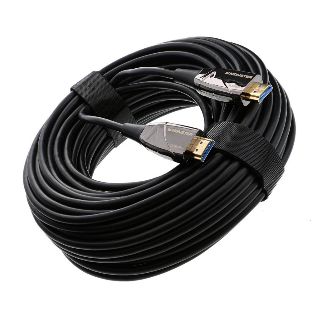 Monster 75 ft. UHD Platinum Fiber Optic HDMI Cable WHV1-1011-BLK