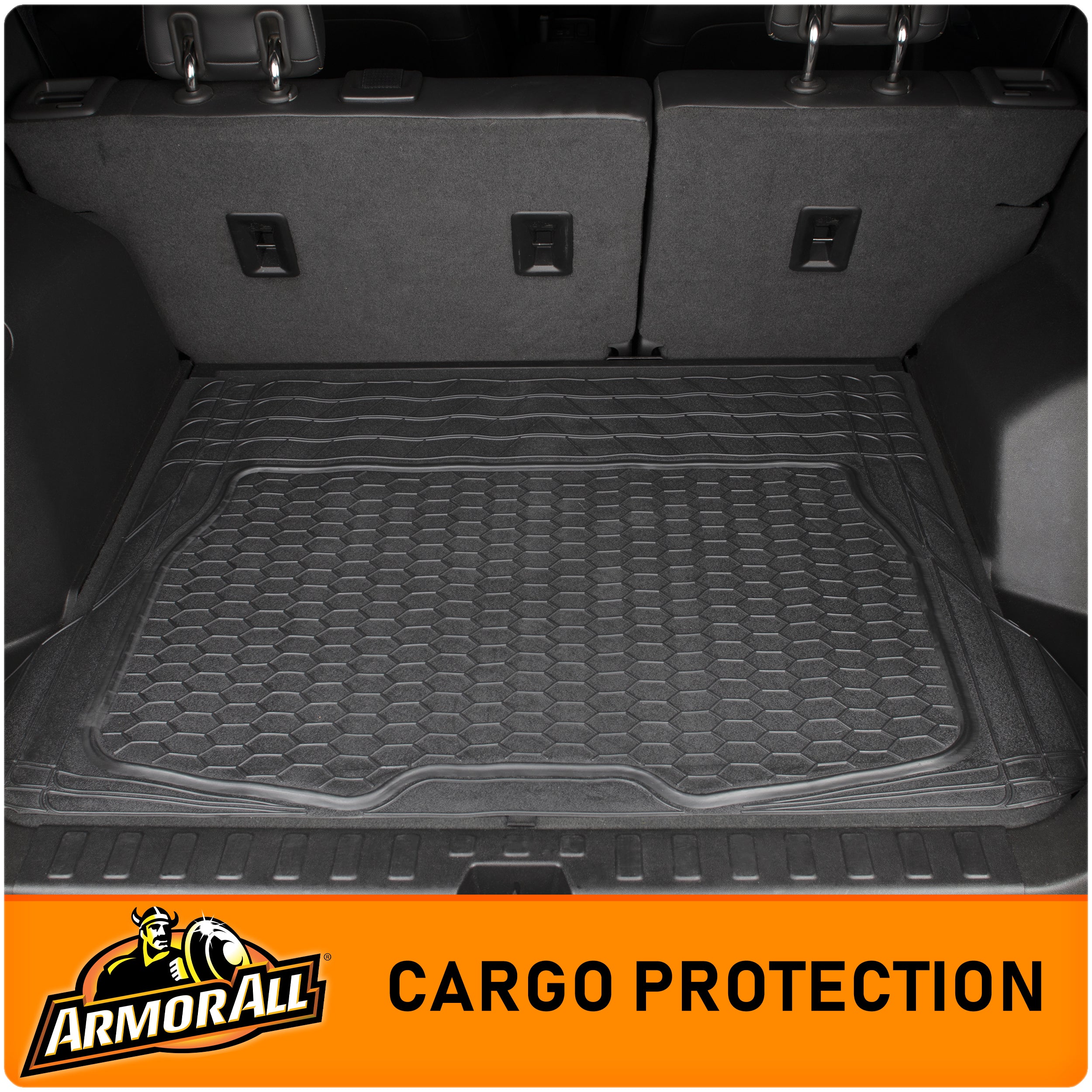 Armor All Heavy-Duty Rubber Trim to Fit Cargo Floor Mat Black， 78919WDC