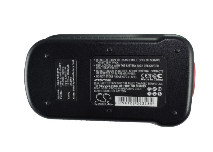 Black amp Decker BD18PSK BDGL1800 BDGL18K2 1500mAh Replacement Battery BatteryClerkcom Power Tool