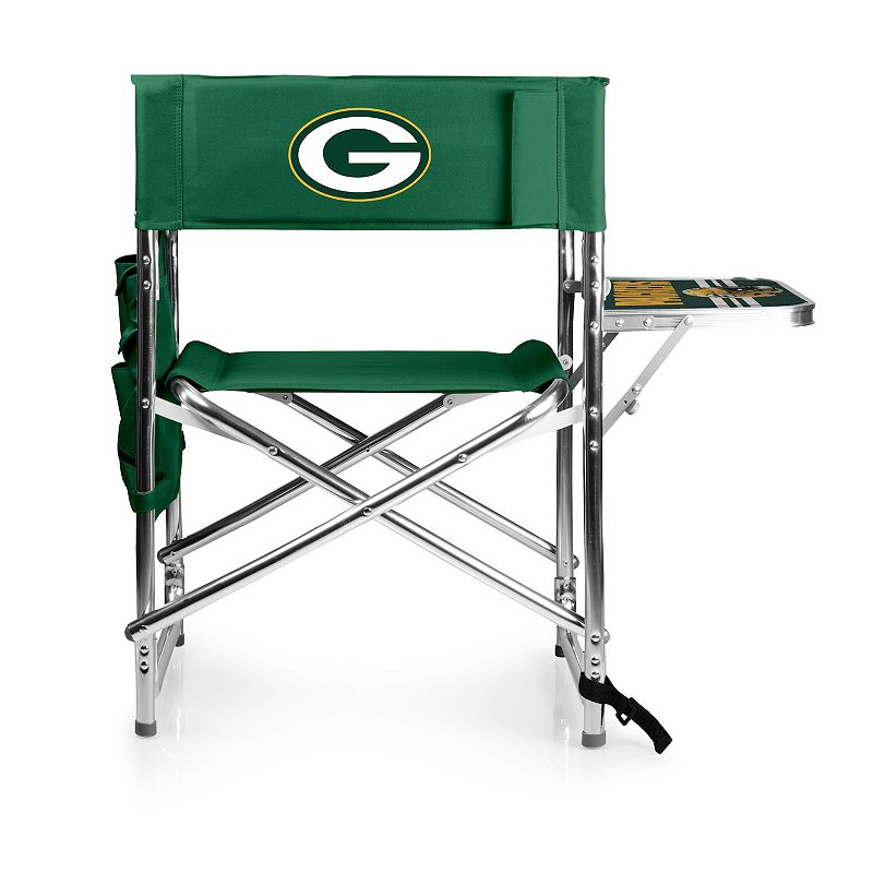 NFL Green Bay Packers Sports Chair with Side Table