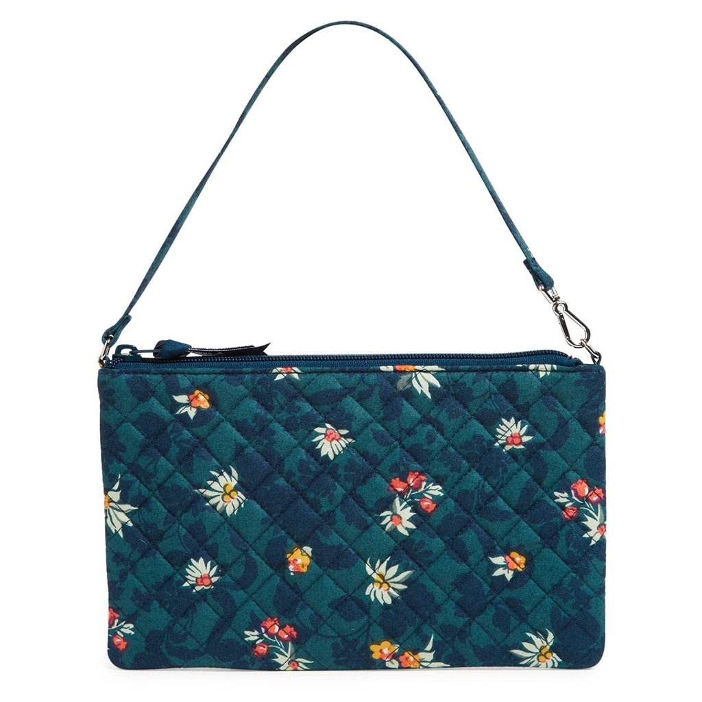 Vera Bradley  RFID Convertible Wristlet in Fresh-Cut Floral Green