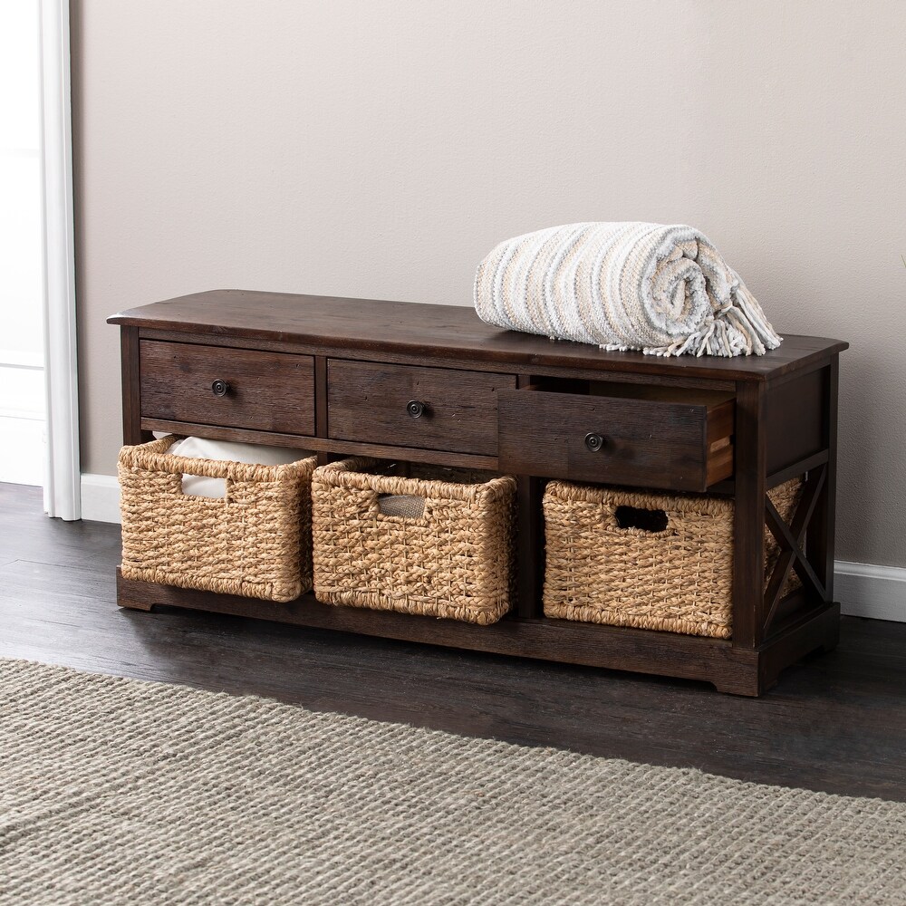 Mustang Rounds Storage Bench