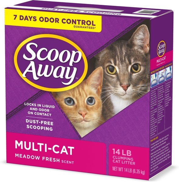 Scoop Away Multi-Cat Meadow Fresh Scented Clumping Clay Cat Litter