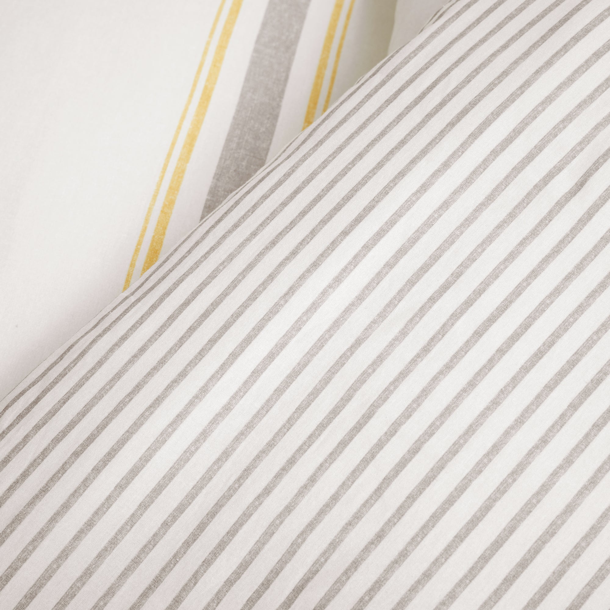 Farmhouse Stripe 100% Cotton Duvet Cover Set