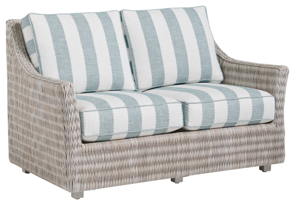 Seabrook Outdoor Love Seat by Tommy Bahama   Loveseats   by Lexington Home Brands  Houzz