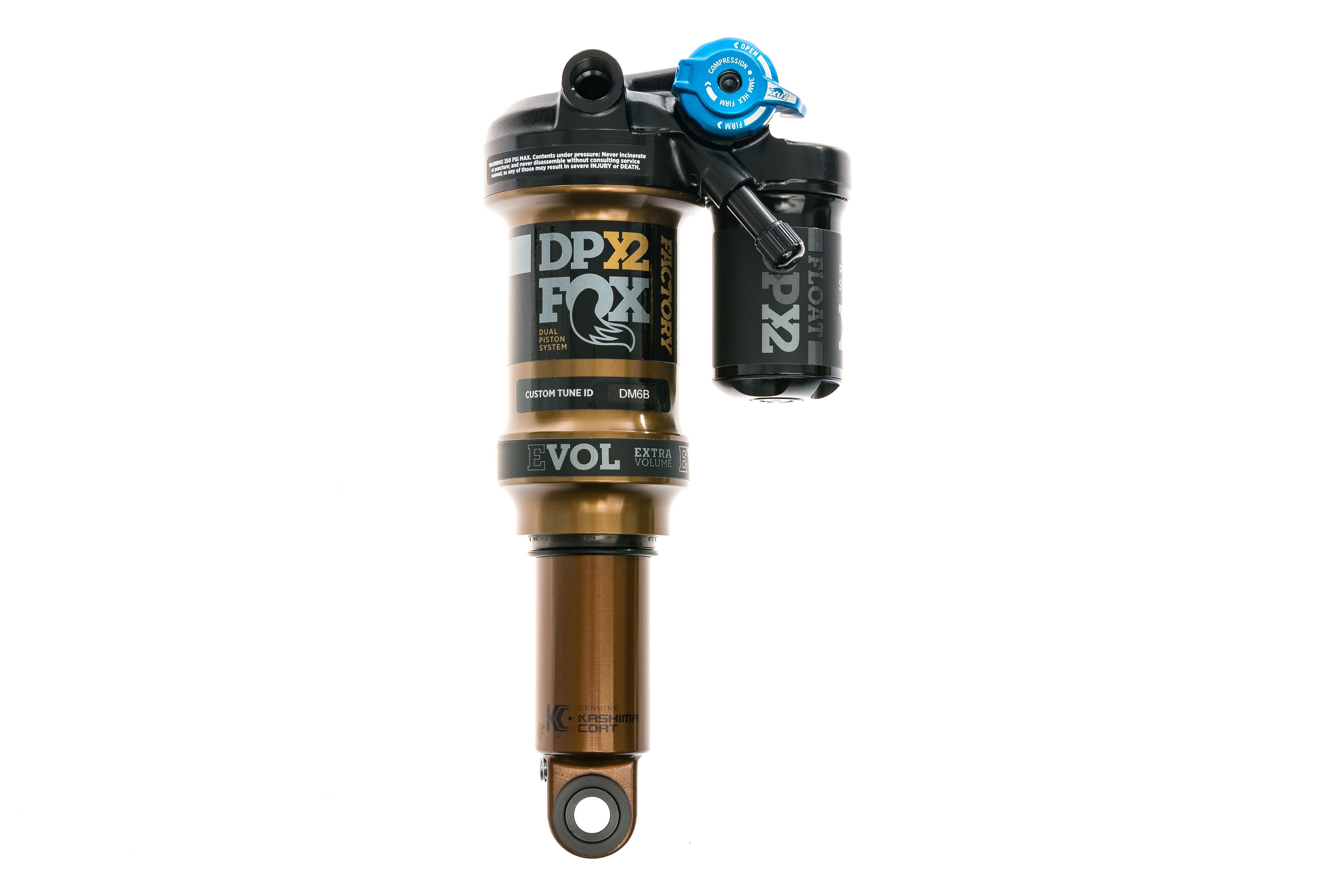 2019 Fox Factory Series Float DPX2 Trunnion Evol LV Rear Air Shock 165 x 45mm