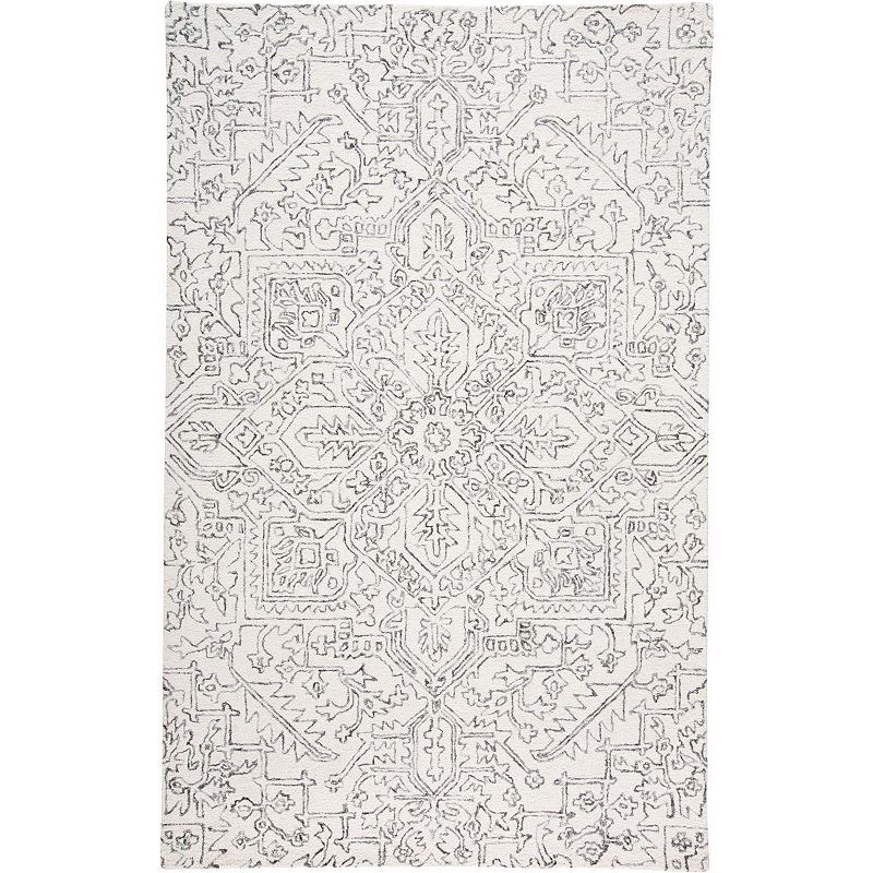 Weave and Wander Natal Beige Ornamental Area Rug