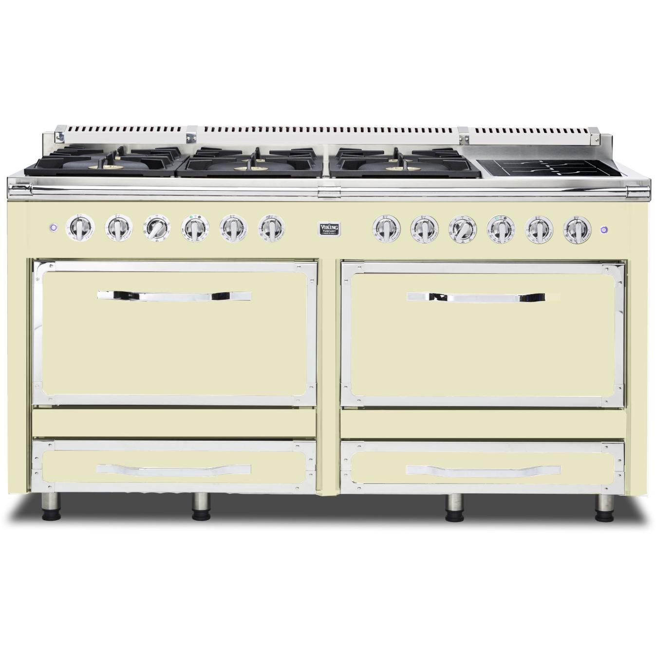 Viking 66-inch Freestanding Dual-Fuel Range with Convection Technology TVDR661-6IVC