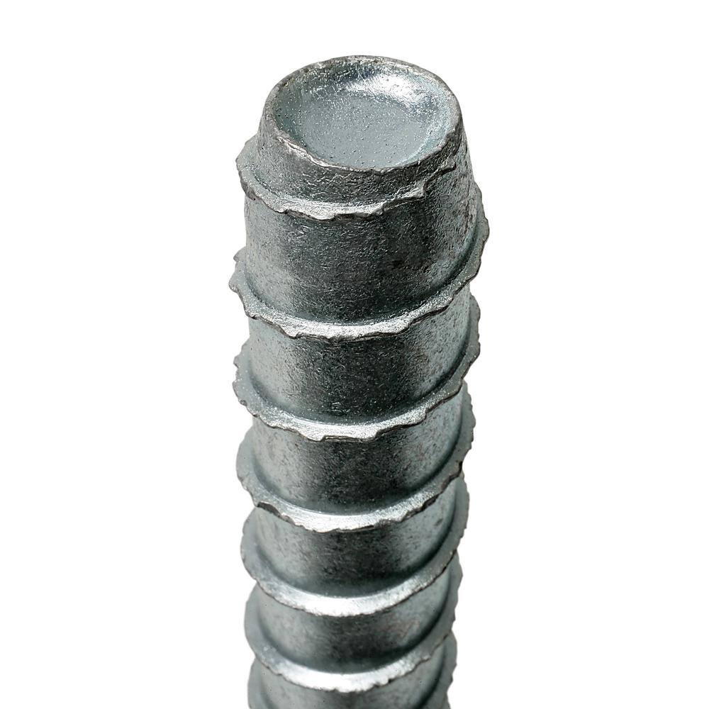 Simpson Strong-Tie Titen HD 38 in. x 4 in. Mechanically Galvanized Heavy-Duty Screw Anchor (50-Pack) THD37400HMG