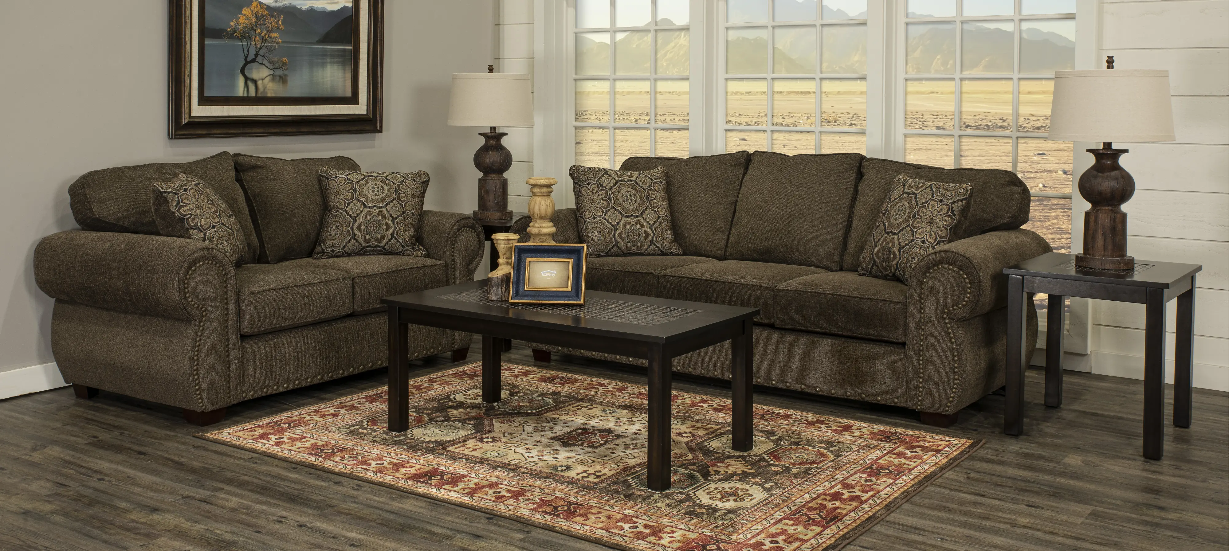 Southport Brown 7 Piece Living Room Set