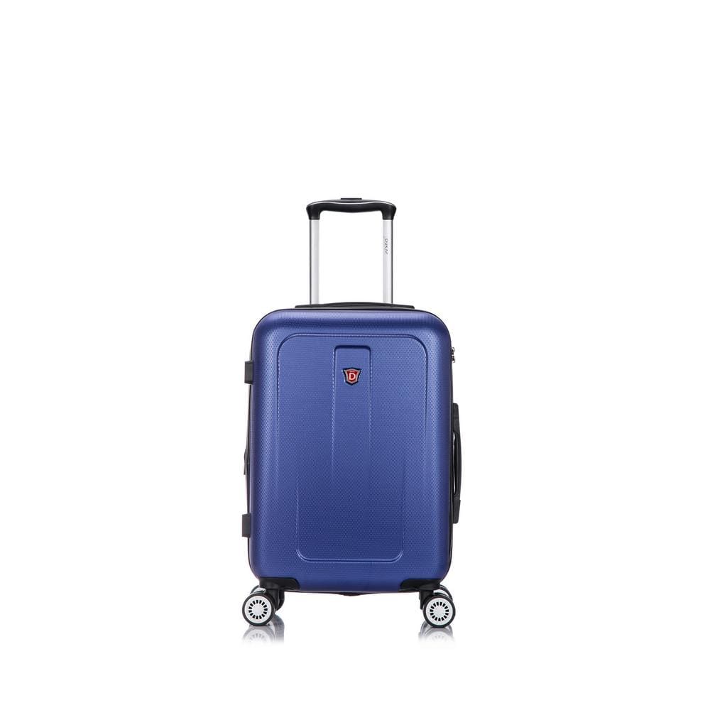 DUKAP Crypto 20 in. Blue Lightweight Hardside Spinner Carry-on DKCRY00S-BLU