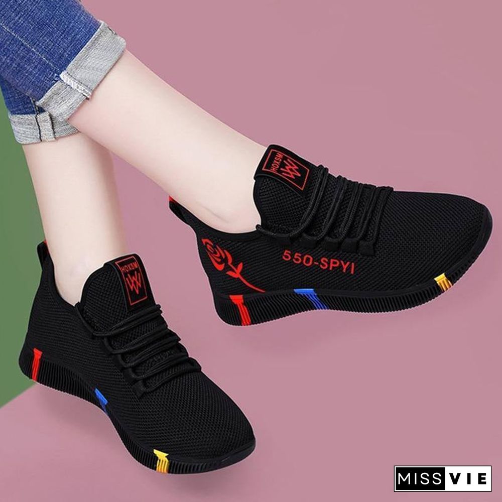 Spring Women Casual Shoes Breathable Mesh Platform Sneakers Women New Fashion Mesh Sneakers Shoes Woman Tenis Feminino