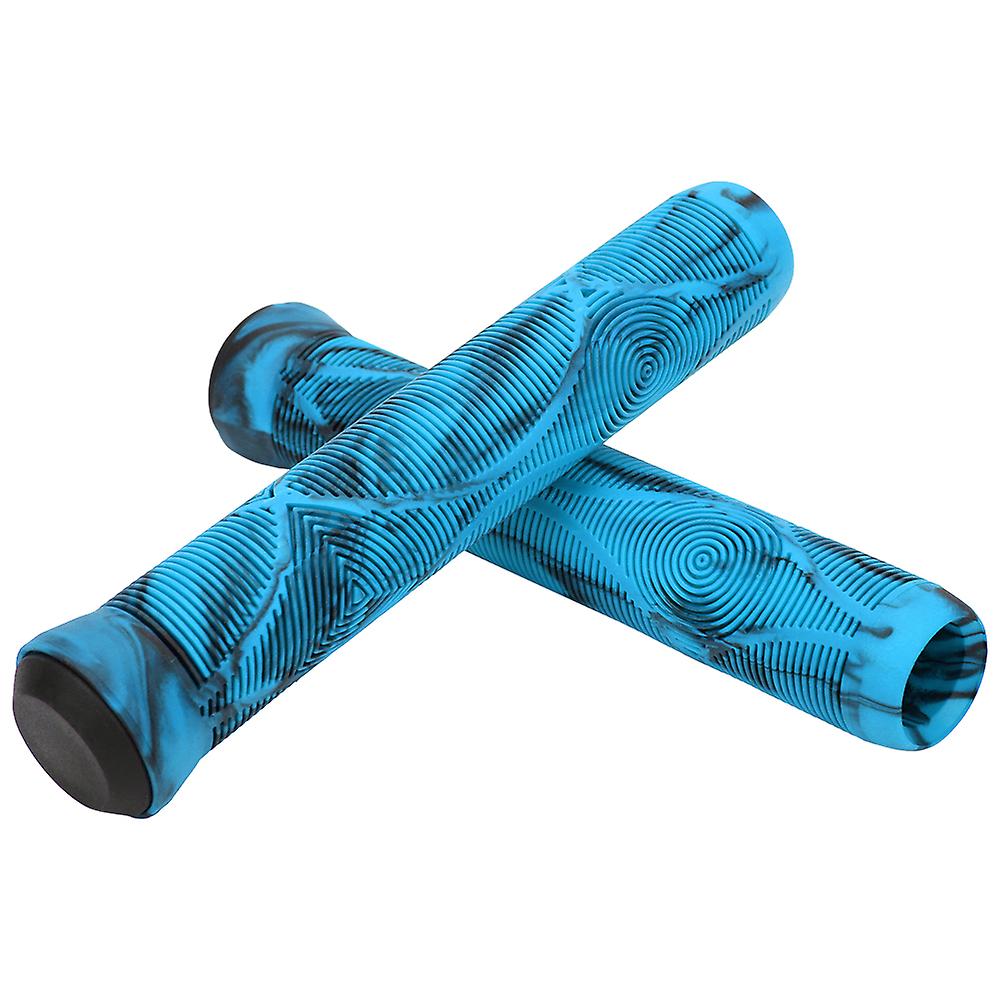 Bicycle Handlebar Grip Rubber Lightweight Non Slip Bicycle Grips For Mountain Bike(blue )