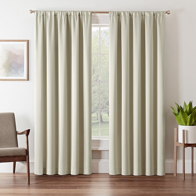 eclipse Tricia Room Darkening 1-Panel Window Curtain