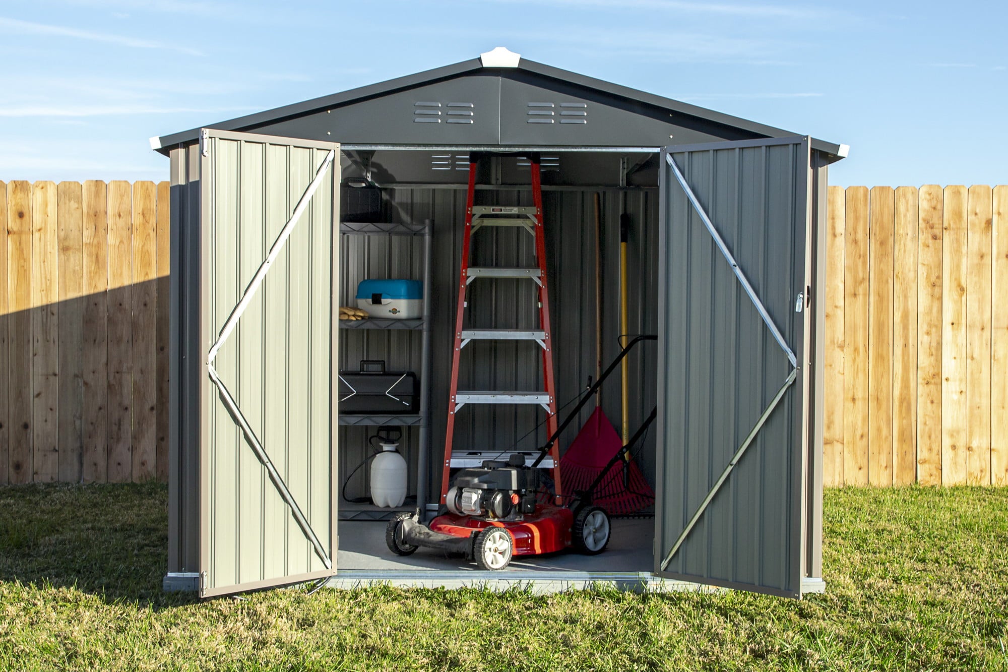 Cover-It 8x6 Steel Outdoor Storage Shed