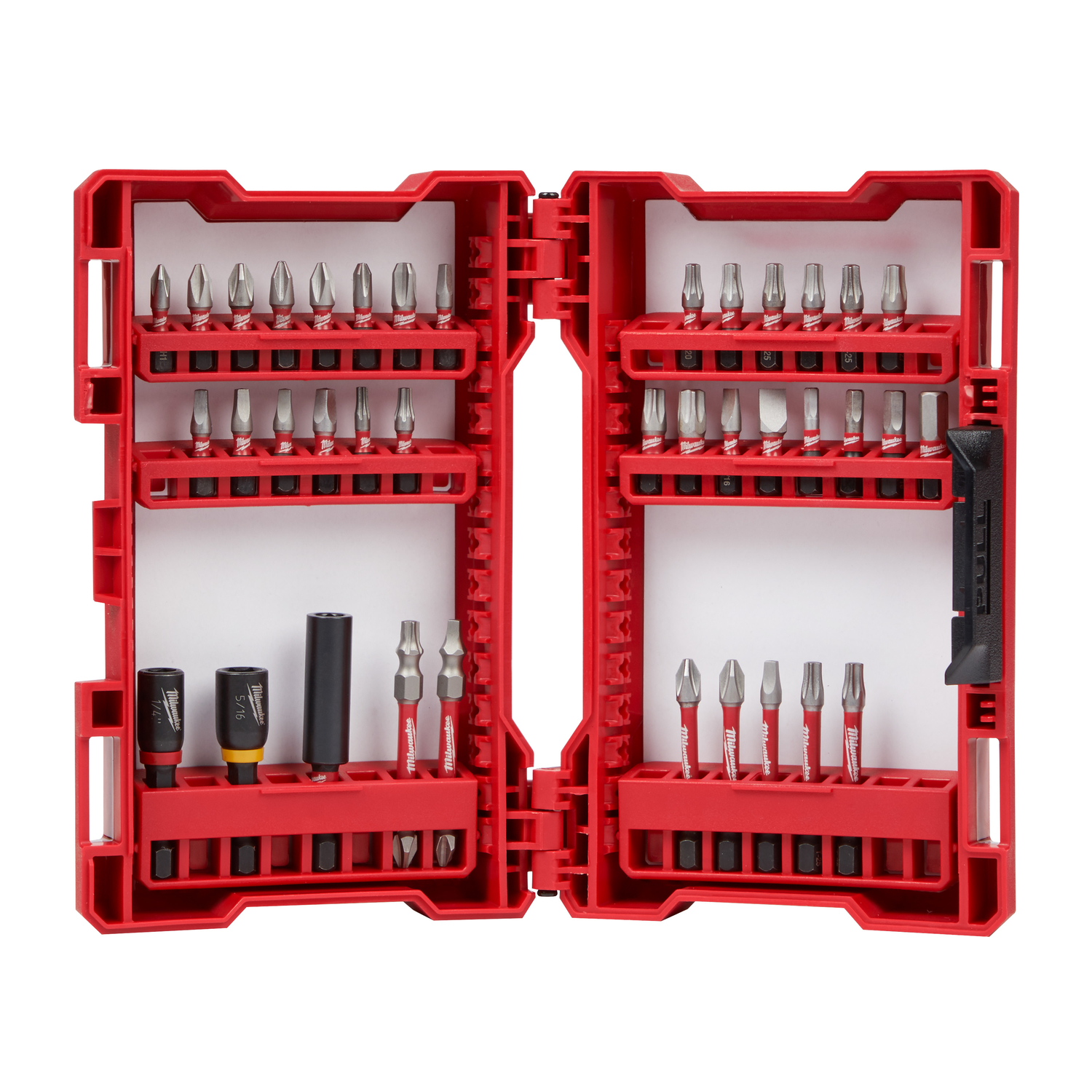 MW Shockwave Assorted Impact Driver Bit Set Alloy Steel 38 pc