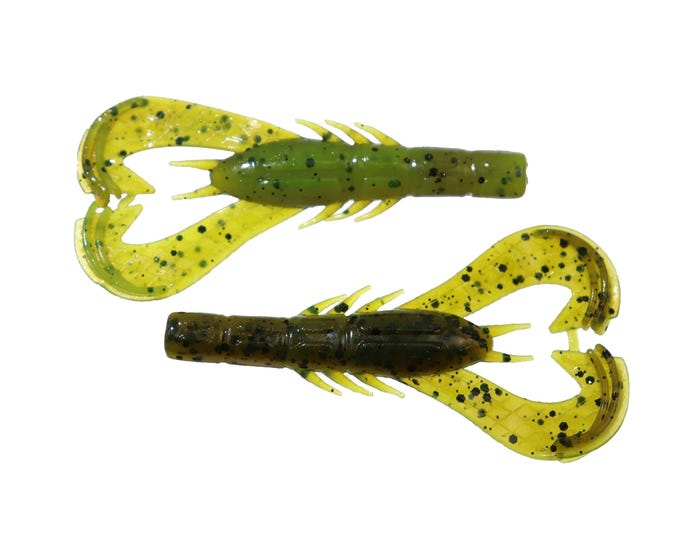 Googan Krackin Craw 3 Summer Craw， 10 Pack - GOGKC3SUM