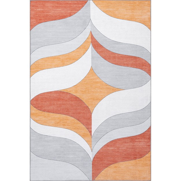 Nuloom Ilana Retro Machine Washable Kids Area Rug