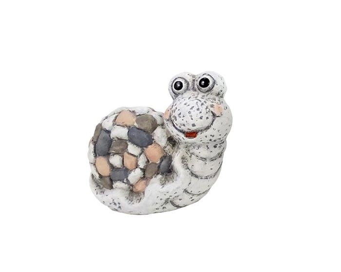 Alpine Gray Pebbled Garden Animal Statue - MZP514ABB