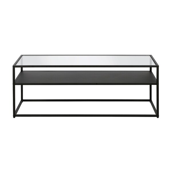 Ada Rectangular Coffee Table Blackened Bronze Finish