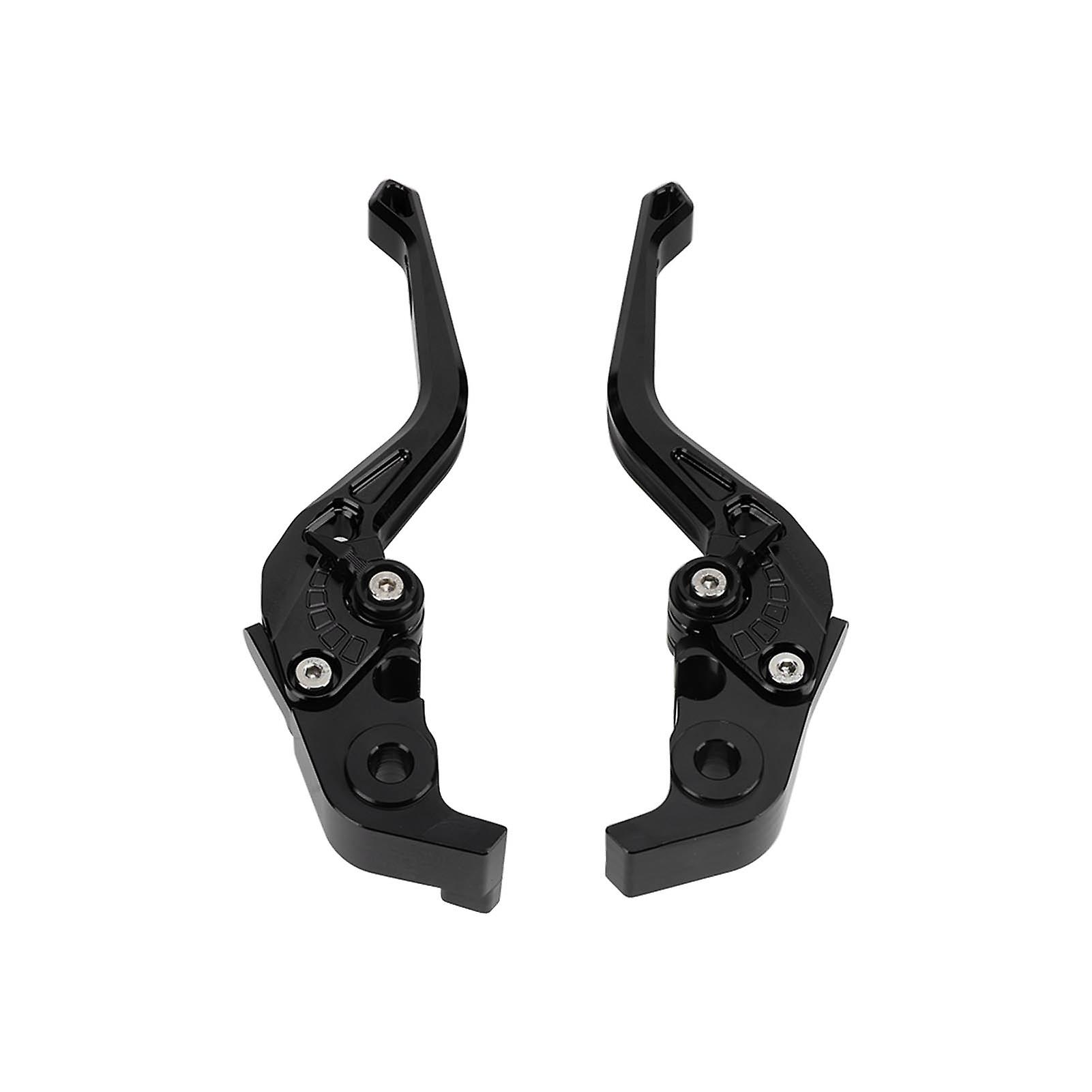 2pcs Brake Clutch Lever Set Extendable Adjustable Cnc Aluminum Alloy Replacement For Ducati Streetfighter Panigaleblack