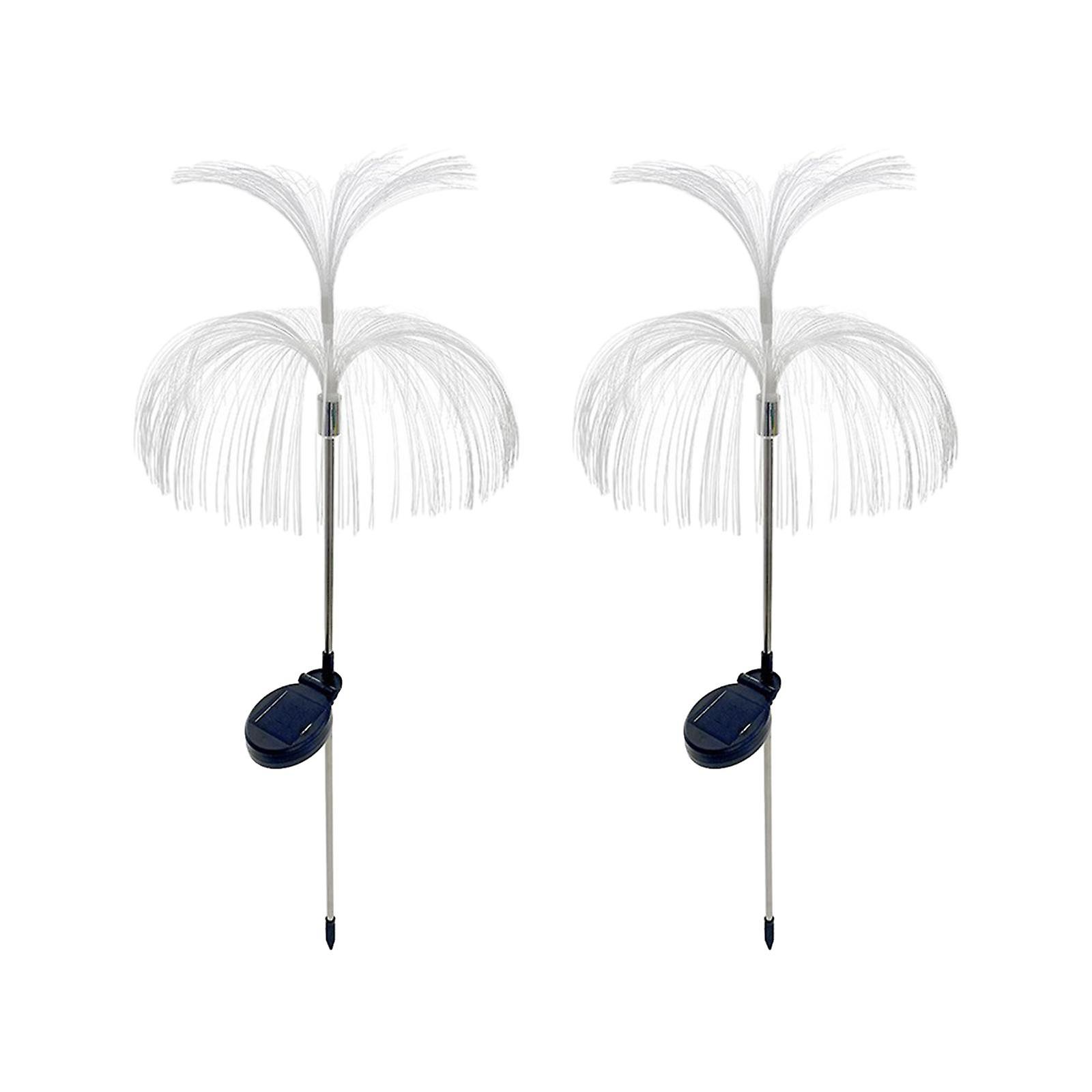 2 Pieces Jellyfish Outdoor Solar Light Outdoor Lighting Waterproof Ornaments Style B