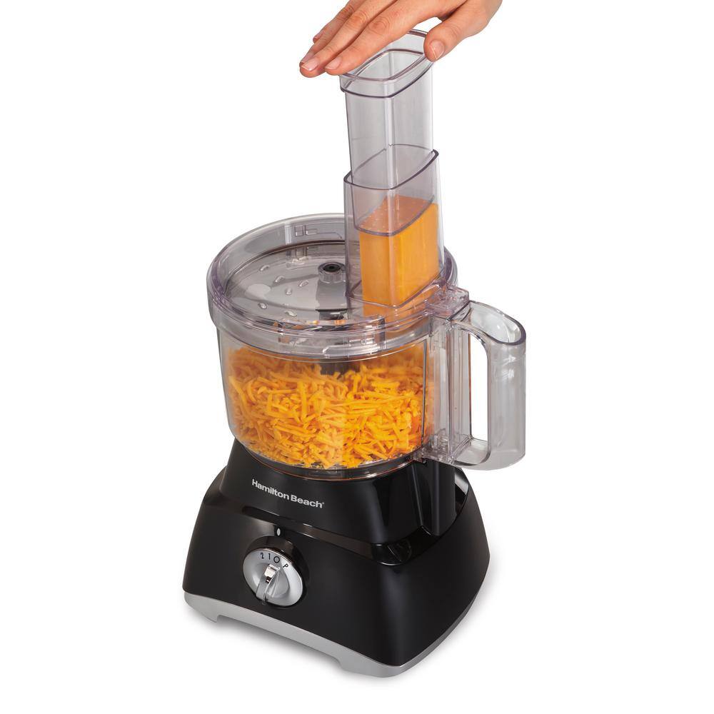 Hamilton Beach 8-Cup 2-Speed Black Food Processor and Vegetable Chopper 70740