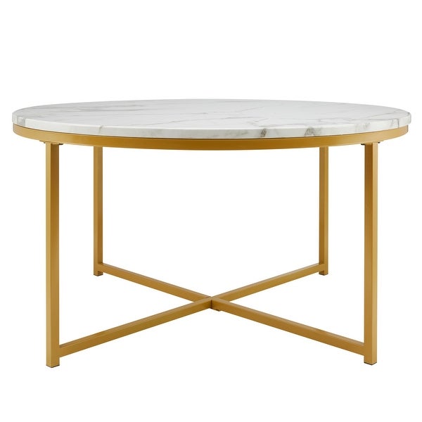 CO-Z Modern 36-inch Round Coffee Table