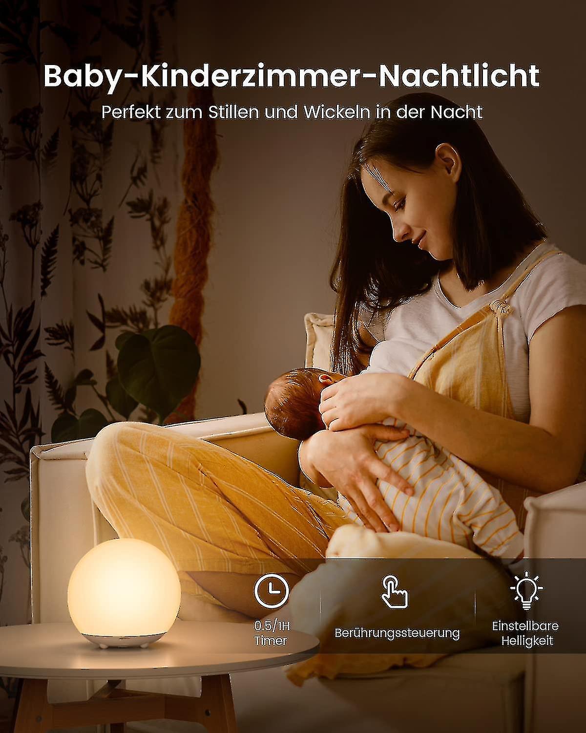 Toddler Night Light， Baby Night Light， Night Light - Dimmable， Memory Function， Timer， Rgb