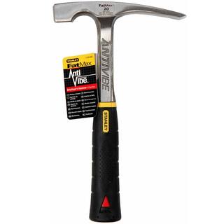 Stanley FATMAX 20 oz. 11 in. AntiVibe Brick Hammer with Rubber Grip Handle 54-022