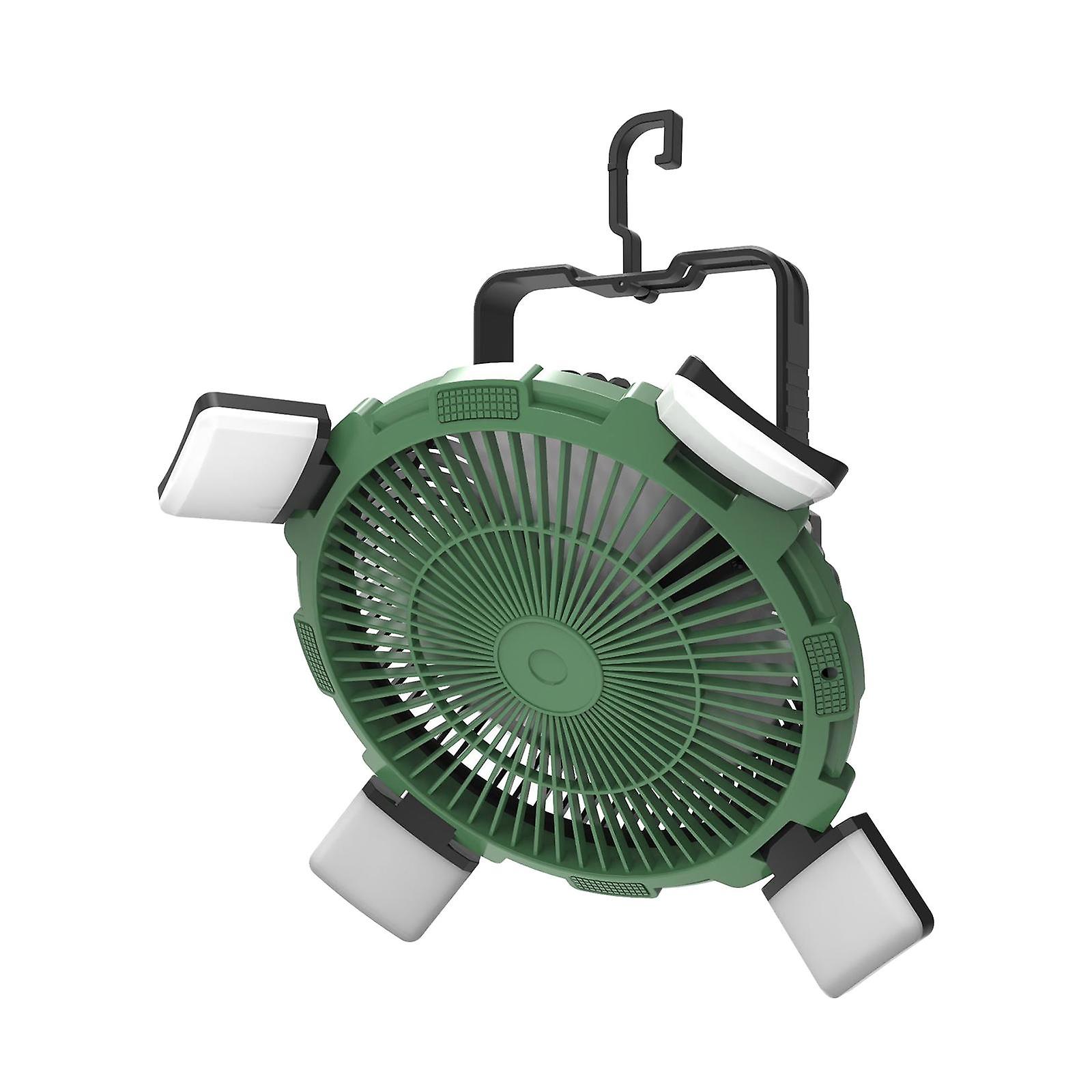 Camping Fan With Led Lantern Led Lights Fan Lamp For Office Home Dining Room