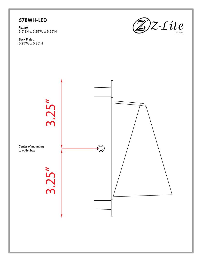 Z-Lite 578WHLED