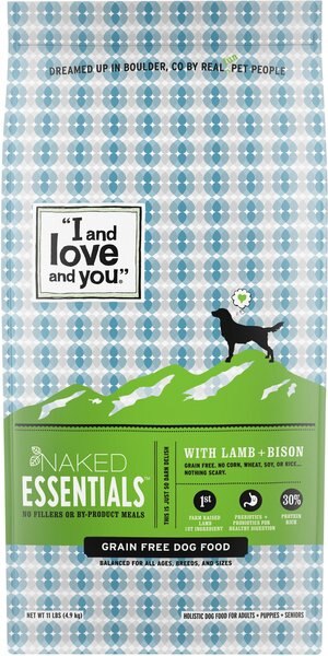 I and Love and You Naked Essentials Grain-Free Lamb and Bison Recipe Dry Dog Food