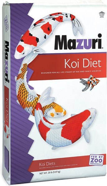 Mazuri Koi Platinum Nuggets For Fish 6-12 Inches Food