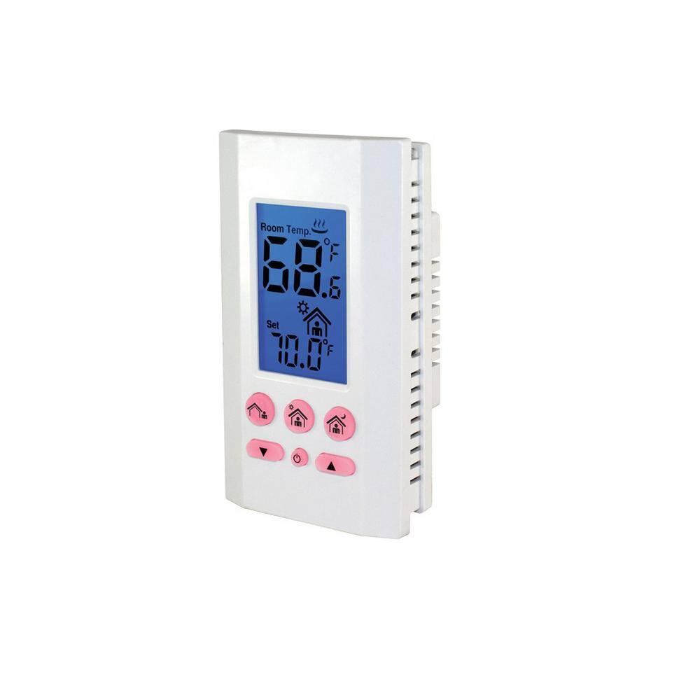 King Electric 1-Day 2-Pole Line Voltage 240-Volt Electronic Thermostat w Personalized Presets K702E-2