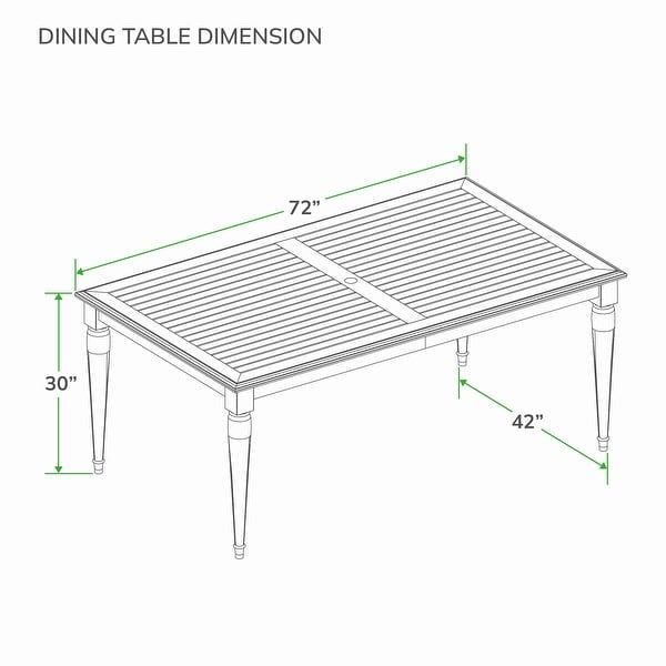 Cambridge Casual Ventura Teak 6piece Dining Set