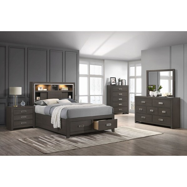 Picket House Furnishings Roma 5-Drawer Chest in Grey - - 35761518