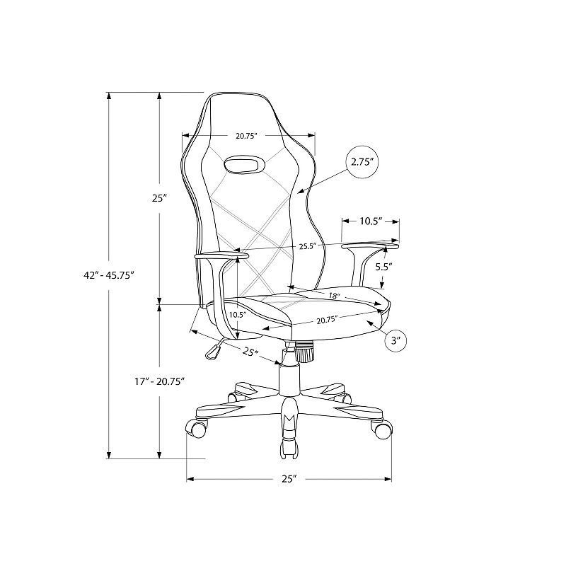 Monarch Gaming Ergonomic Office Chair